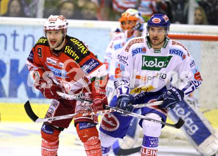 EBEL. Eishockey Bundesliga. KAC gegen VSV. Tyler Spurgeon, (KAC),  Joshua Langfeld (VSV). Klagenfurt, am 24.3.2011.
Foto: Kuess 

---
pressefotos, pressefotografie, kuess, qs, qspictures, sport, bild, bilder, bilddatenbank