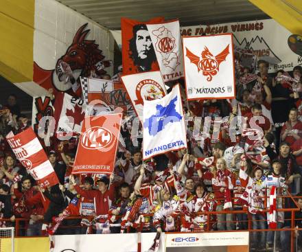 EBEL. Eishockey Bundesliga. KAC gegen VSV. Fans. Klagenfurt, am 24.3.2011.
Foto: Kuess 

---
pressefotos, pressefotografie, kuess, qs, qspictures, sport, bild, bilder, bilddatenbank