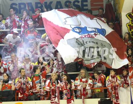 EBEL. Eishockey Bundesliga. KAC gegen VSV. Fans. Klagenfurt, am 24.3.2011.
Foto: Kuess 

---
pressefotos, pressefotografie, kuess, qs, qspictures, sport, bild, bilder, bilddatenbank