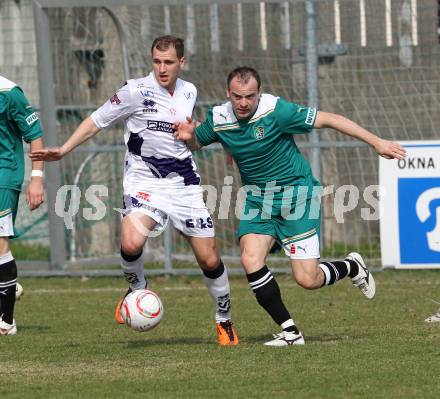 Fussball Regionalliga. SAK gegen Weiz. Christian Dlopst (SAK), Igor Novakovic (Weiz). Klagenfurt, am 26.3.2011.
Foto: Kuess
---
pressefotos, pressefotografie, kuess, qs, qspictures, sport, bild, bilder, bilddatenbank