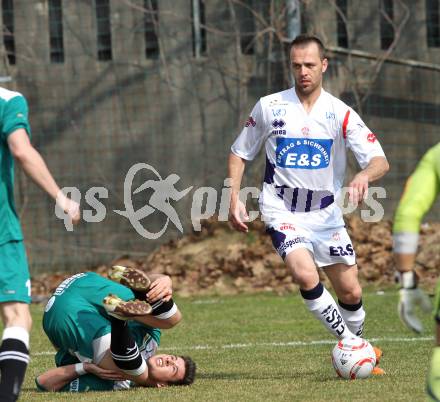 Fussball Regionalliga. SAK gegen Weiz. Goran Jolic (SAK), Sascha Mauerhofer (Weiz). Klagenfurt, am 26.3.2011.
Foto: Kuess
---
pressefotos, pressefotografie, kuess, qs, qspictures, sport, bild, bilder, bilddatenbank