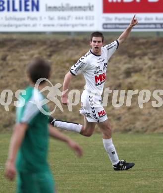 Fussball Regionalliga. Feldkirchen SV gegen DSV Leoben. Torjubel David Hebenstreit (Feldkirchen). Klagenfurt, am 26.3.2011.
Foto: Kuess
---
pressefotos, pressefotografie, kuess, qs, qspictures, sport, bild, bilder, bilddatenbank