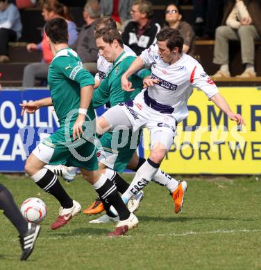 Fussball Regionalliga. SAK gegen Weiz. Darjan Aleksic (SAK), Daniel Stachel (Weiz). Klagenfurt, am 26.3.2011.
Foto: Kuess
---
pressefotos, pressefotografie, kuess, qs, qspictures, sport, bild, bilder, bilddatenbank