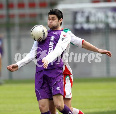 Fussball. Regionalliga. SK Austria Klagenfurt gegen FC Wels.  Stephan Buergler (Klagenfurt). Klagenfurt, 27.3.2011.
Foto: Kuess

---
pressefotos, pressefotografie, kuess, qs, qspictures, sport, bild, bilder, bilddatenbank