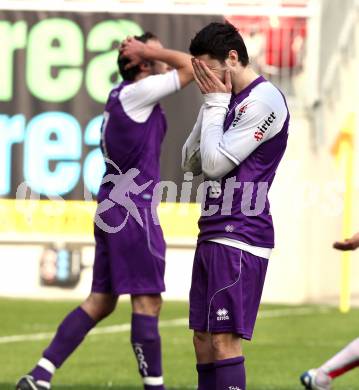 Fussball. Regionalliga. SK Austria Klagenfurt gegen FC Wels. Stephan Buergler (Klagenfurt). Klagenfurt, 27.3.2011.
Foto: Kuess

---
pressefotos, pressefotografie, kuess, qs, qspictures, sport, bild, bilder, bilddatenbank