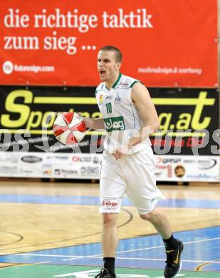 Basketball Bundesliga. Woerthersee Piraten gegen UBC St. Poelten.  Zajic Gunther (Piraten).  Klagenfurt, 27.3.2011
Foto: Kuess

---
pressefotos, pressefotografie, kuess, qs, qspictures, sport, bild, bilder, bilddatenbank