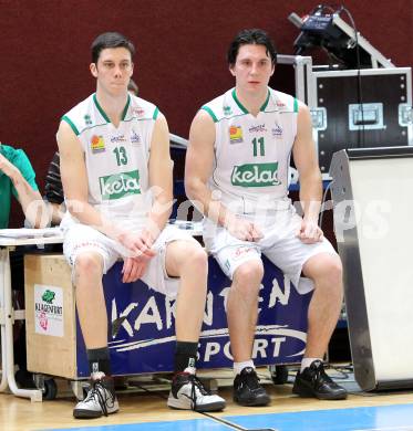 Basketball Bundesliga. Woerthersee Piraten gegen UBC St. Poelten. Rhinehart Erik, Kuttnig Andreas (Piraten).  Klagenfurt, 27.3.2011
Foto: Kuess

---
pressefotos, pressefotografie, kuess, qs, qspictures, sport, bild, bilder, bilddatenbank