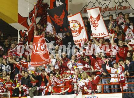 EBEL. Eishockey Bundesliga. KAC gegen Red Bull Salzburg. Jubel Fans. Klagenfurt, am 31.3.2011.
Foto: Kuess 

---
pressefotos, pressefotografie, kuess, qs, qspictures, sport, bild, bilder, bilddatenbank