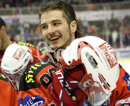 EBEL. Eishockey Bundesliga. KAC gegen Red Bull Salzburg. Raphael Herburger (KAC). Klagenfurt, am 31.3.2011.
Foto: Kuess 

---
pressefotos, pressefotografie, kuess, qs, qspictures, sport, bild, bilder, bilddatenbank