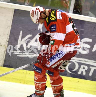 EBEL. Eishockey Bundesliga. KAC gegen Red Bull Salzburg. Torjubel Mike Craig (KAC). Klagenfurt, am 31.3.2011.
Foto: Kuess 

---
pressefotos, pressefotografie, kuess, qs, qspictures, sport, bild, bilder, bilddatenbank