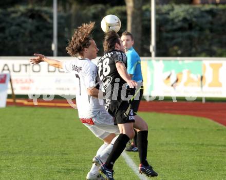 Fussball Erste Liga. WAC/St. Andrae gegen TSV Hartberg. Baldauf Dario (WAC), Adilovic Edmir (Hartberg). Wolfsberg, 8.4.2011
Foto: Kuess

---
pressefotos, pressefotografie, kuess, qs, qspictures, sport, bild, bilder, bilddatenbank