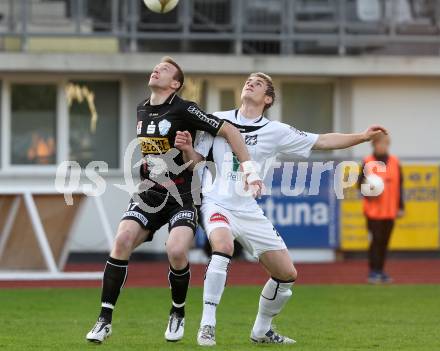 Fussball Erste Liga. WAC/St. Andrae gegen TSV Hartberg. Sollbauer Michael (WAC), Friesenbichler Guenter (Hartberg). Wolfsberg, 8.4.2011
Foto: Kuess

---
pressefotos, pressefotografie, kuess, qs, qspictures, sport, bild, bilder, bilddatenbank