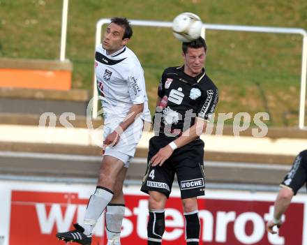 Fussball Erste Liga. WAC/St. Andrae gegen TSV Hartberg.  Reich Marco (WAC), Seebacher Rene (Hartberg). Wolfsberg, 8.4.2011
Foto: Kuess

---
pressefotos, pressefotografie, kuess, qs, qspictures, sport, bild, bilder, bilddatenbank