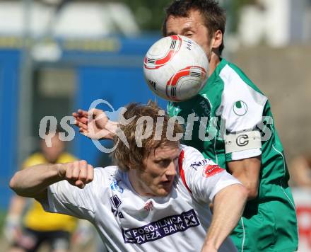 Fussball Regionalliga. SAK gegen DSV Leoben. Christian Samitsch (SAK), Roland Rinnhofer (Leoben). Klagenfurt, am 9.4.2011.
Foto: Kuess
---
pressefotos, pressefotografie, kuess, qs, qspictures, sport, bild, bilder, bilddatenbank