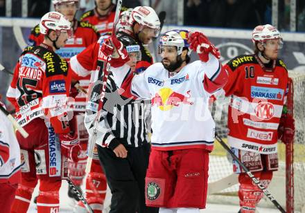 EBEL. Eishockey Bundesliga. Red Bull Salzburg gegen KAC. Torjubel Salzburg. Salzburg, am 12.4.2011.
Foto: Kuess 

---
pressefotos, pressefotografie, kuess, qs, qspictures, sport, bild, bilder, bilddatenbank