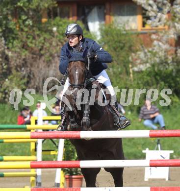 Reiten. Reit- und Springturnier. Fritz Kogelnig jun. auf Dark Charly. St. Veit, am 17.4.2011.
Foto: Kuess
---
pressefotos, pressefotografie, kuess, qs, qspictures, sport, bild, bilder, bilddatenbank