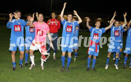 Fussball. Regionalliga. Feldkirchen SV gegen GAK.  Jubel GAK. Klagenfurt, 22.4.2011.
Foto: Kuess

---
pressefotos, pressefotografie, kuess, qs, qspictures, sport, bild, bilder, bilddatenbank