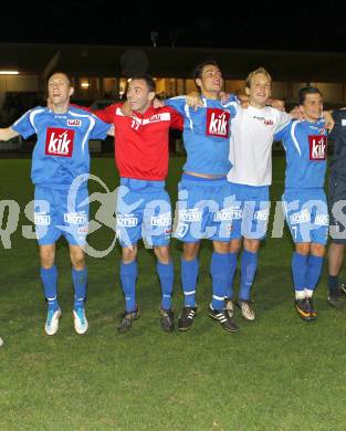 Fussball. Regionalliga. Feldkirchen SV gegen GAK.  Jubel GAK. Klagenfurt, 22.4.2011.
Foto: Kuess

---
pressefotos, pressefotografie, kuess, qs, qspictures, sport, bild, bilder, bilddatenbank