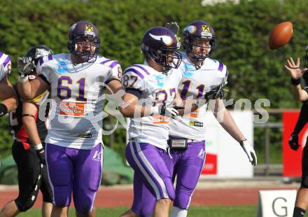 AFL. American Football. Black Lions gegen Vienna Vikings. Jubel (Vienna Vikings). Villach, am 24.4.2011.
Foto: Kuess
---
pressefotos, pressefotografie, kuess, qs, qspictures, sport, bild, bilder, bilddatenbank