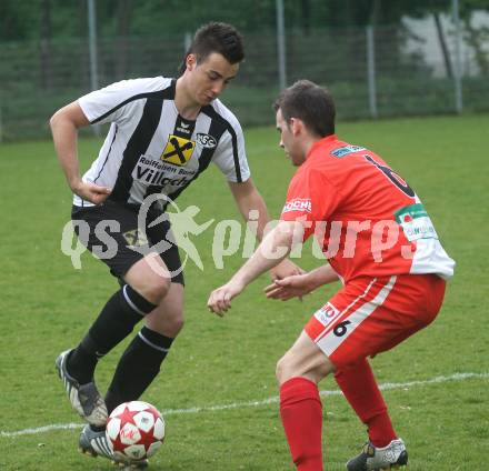 Fussball Unterliga Ost. KAC gegen Magdalen. Edin Cosic (KAC), Dino Cavkic (Magdalen). Klagenfurt, am 25.4.2011.
Foto: Kuess
---
pressefotos, pressefotografie, kuess, qs, qspictures, sport, bild, bilder, bilddatenbank