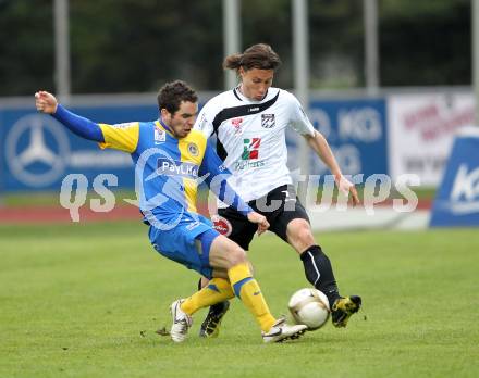 Fussball Erste Liga. WAC/St. Andrae gegen Vienna.  Baldauf Dario (WAC), Mair Wolfgang Mario (Vienna). Wolfsberg, 29.4.2011
Foto: Kuess

---
pressefotos, pressefotografie, kuess, qs, qspictures, sport, bild, bilder, bilddatenbank