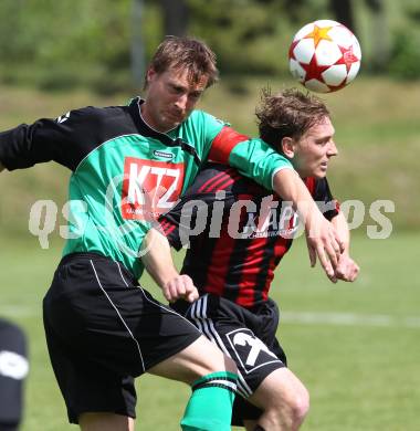 Fussball Unterliga Ost. SV Ludmannsdorf gegen Ruden. Stefan Modritsch (Ludmannsdorf), Robert Sadnek (Ruden). Ludmannsdorf, am 1.5.2011.
Foto: Kuess
---
pressefotos, pressefotografie, kuess, qs, qspictures, sport, bild, bilder, bilddatenbank