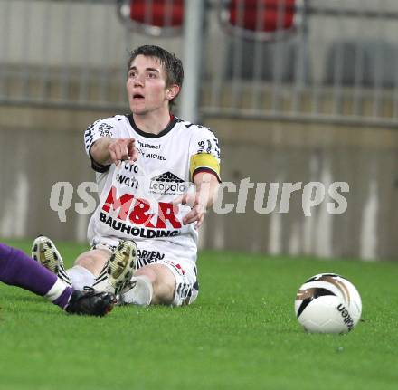 Fussball Regionalliga. SG SK Austria Klagenfurt gegen Feldkirchen SV. Mathias Regal (Feldkirchen). Klagenfurt, am 29.4.2011.
Foto: Kuess
---
pressefotos, pressefotografie, kuess, qs, qspictures, sport, bild, bilder, bilddatenbank