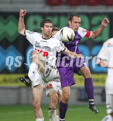 Fussball Regionalliga. SG SK Austria Klagenfurt gegen Feldkirchen SV. Christian Prawda (Klagenfurt), David Hebenstreit (Feldkirchen). Klagenfurt, am 29.4.2011.
Foto: Kuess
---
pressefotos, pressefotografie, kuess, qs, qspictures, sport, bild, bilder, bilddatenbank