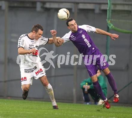 Fussball Regionalliga. SG SK Austria Klagenfurt gegen Feldkirchen SV. Alexander Percher (Klagenfurt), Florian Oberrisser (Feldkirchen). Klagenfurt, am 29.4.2011.
Foto: Kuess
---
pressefotos, pressefotografie, kuess, qs, qspictures, sport, bild, bilder, bilddatenbank