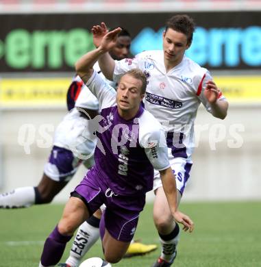 Fussball. Regionalliga. SK Austria Klagenfurt gegen SAK. Michael Kulnig, (Klagenfurt), Patrick Lausegger (SAK). Klagenfurt, 13.5.2011.
Foto: Kuess
---
pressefotos, pressefotografie, kuess, qs, qspictures, sport, bild, bilder, bilddatenbank