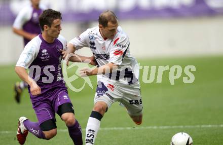 Fussball. Regionalliga. SK Austria Klagenfurt gegen SAK. Salentinig Martin  (Klagenfurt), Christian Dlopst (SAK). Klagenfurt, 13.5.2011.
Foto: Kuess
---
pressefotos, pressefotografie, kuess, qs, qspictures, sport, bild, bilder, bilddatenbank