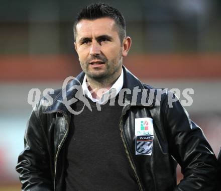 Fussball Bundesliga. Erste Liga. WAC/St. Andrae gegen Cashpoint SCR Altach. Trainer Nenad Bjelica (WAC). Wolfsberg, am 17.5.2011.
Foto: Kuess
---
pressefotos, pressefotografie, kuess, qs, qspictures, sport, bild, bilder, bilddatenbank