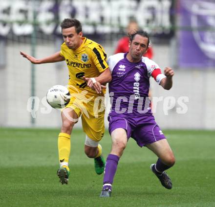 Fussball Regionalliga. SK Austria Klagenfurt gegen Pasching. Christian Prawda (Austria), Alexander Fuchshofer (Pasching). Klagenfurt, am 20.5.2011.
Foto: Kuess
---
pressefotos, pressefotografie, kuess, qs, qspictures, sport, bild, bilder, bilddatenbank