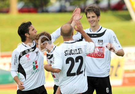 Fussball Erste Liga. WAC/St. Andrae gegen FC Gratkorn.  Torjubel WAC. Wolfsberg, 24.5.2011
Foto: Kuess

---
pressefotos, pressefotografie, kuess, qs, qspictures, sport, bild, bilder, bilddatenbank