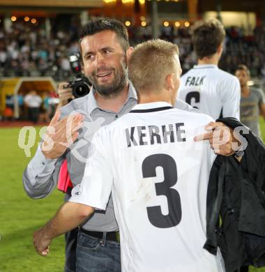 Fussball Erste Liga. WAC/St. Andrae gegen FC Gratkorn.  Trainer Nenad Bjelica, Manuel Kerhe (WAC). Wolfsberg, 24.5.2011
Foto: Kuess

---
pressefotos, pressefotografie, kuess, qs, qspictures, sport, bild, bilder, bilddatenbank