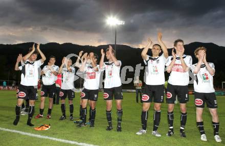 Fussball Erste Liga. WAC/St. Andrae gegen FC Gratkorn. Jubel WAC. Wolfsberg, 24.5.2011
Foto: Kuess

---
pressefotos, pressefotografie, kuess, qs, qspictures, sport, bild, bilder, bilddatenbank