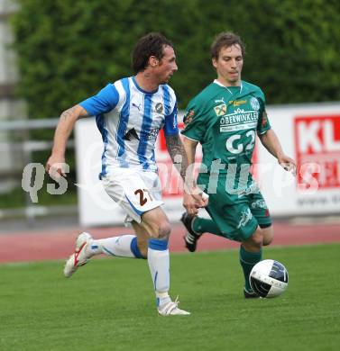 Fussball KFV Cup Finale. VSV gegen Lendorf. Rok Pavlicic (VSV), Martin Nagy (Lendorf). Villach, amm 25.5.2011.
Foto: Kuess
---
pressefotos, pressefotografie, kuess, qs, qspictures, sport, bild, bilder, bilddatenbank