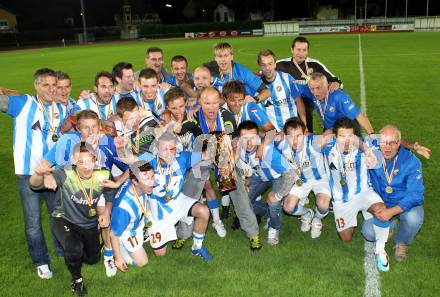 Fussball KFV Cup Finale. VSV gegen Lendorf. Jubel (VSV). Villach, amm 25.5.2011.
Foto: Kuess
---
pressefotos, pressefotografie, kuess, qs, qspictures, sport, bild, bilder, bilddatenbank