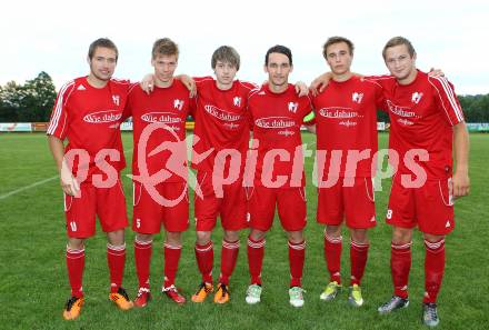 Fussball UNterliga Ost. Glanegg gegen Liebenfels. Christopher Scheiber, Philipp Dietrichsteiner, Kevin Vaschauner, Harald Waitschacher, Daniel Marktl, Manuel Gerald Rest (Glanegg). Glanegg, am 2.6.2011.
Foto: Kuess
---
pressefotos, pressefotografie, kuess, qs, qspictures, sport, bild, bilder, bilddatenbank