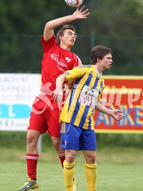 Fussball UNterliga Ost. Glanegg gegen Liebenfels. Daniel Marktl (Glanegg), Daniel Strutzmann  (Liebenfels). Glanegg, am 2.6.2011.
Foto: Kuess
---
pressefotos, pressefotografie, kuess, qs, qspictures, sport, bild, bilder, bilddatenbank