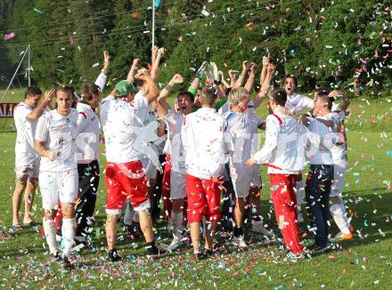 Fussball Unterliga Ost. Ruden gegen ATUS Ferlach. Jubel (Ferlach). Ruden, am 6.5.2011.
Foto: Kuess
---
pressefotos, pressefotografie, kuess, qs, qspictures, sport, bild, bilder, bilddatenbank