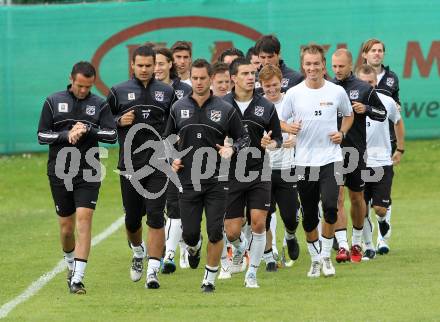 Fussball Bundesliga. Erste Liga. Trainingsbeginn WAC/St. Andrae. St. Andrae, am 13.6.2011.
Foto: Kuess
---
pressefotos, pressefotografie, kuess, qs, qspictures, sport, bild, bilder, bilddatenbank