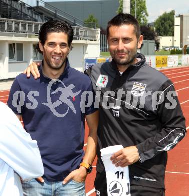 Fussball Bundesliga. Erste Liga. WAC/St. Andrae. Jacobo, Trainer Nenad Bjelica. Wolfsberg, 16.6.2011.
Foto: Kuess
---
pressefotos, pressefotografie, kuess, qs, qspictures, sport, bild, bilder, bilddatenbank