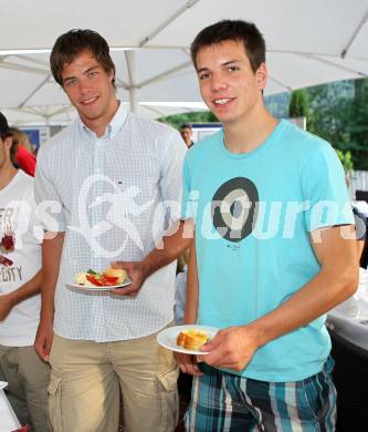 Sport und Studium. USI Klagenfurt.  Thomas Hundertpfund, Markus Salcher. Klagenfurt, 22.6.2011.
Foto: Kuess
---
pressefotos, pressefotografie, kuess, qs, qspictures, sport, bild, bilder, bilddatenbank