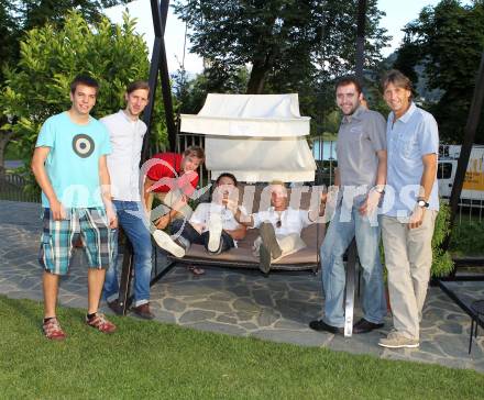 Sport und Studium. USI Klagenfurt.  Markus Salcher, Martin Koch, Markus Pirmann, Alexander Payer, Hanno Douschan, Andreas Lausegger, Franz Preiml. Klagenfurt, 22.6.2011.
Foto: Kuess
---
pressefotos, pressefotografie, kuess, qs, qspictures, sport, bild, bilder, bilddatenbank