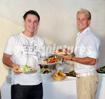 Sport und Studium. USI Klagenfurt.  Alexander Payer, Hanno Douschan. Klagenfurt, 22.6.2011.
Foto: Kuess
---
pressefotos, pressefotografie, kuess, qs, qspictures, sport, bild, bilder, bilddatenbank