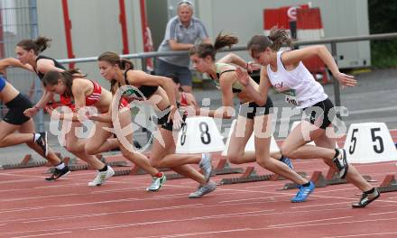 Leichtathletik. Oesterreichischer Cup der Bundeslaender U18. 100 Meter. Mathalie Kitz. Villach, am 26.5.2011.
Foto: Kuess
---
pressefotos, pressefotografie, kuess, qs, qspictures, sport, bild, bilder, bilddatenbank