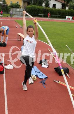 Leichtathletik. Oesterreichischer Cup der Bundeslaender U18. Stabhochsprung. Katharina Regensburger. Villach, am 26.5.2011.
Foto: Kuess
---
pressefotos, pressefotografie, kuess, qs, qspictures, sport, bild, bilder, bilddatenbank