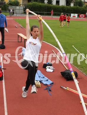 Leichtathletik. Oesterreichischer Cup der Bundeslaender U18. Stabhochsprung. Katharina Regensburger. Villach, am 26.5.2011.
Foto: Kuess
---
pressefotos, pressefotografie, kuess, qs, qspictures, sport, bild, bilder, bilddatenbank