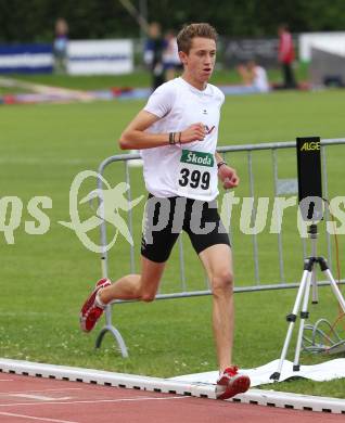 Leichtathletik. Oesterreichischer Cup der Bundeslaender U18. 3000 Meter. Lukas Hassler (Nr. 399). Villach, am 26.5.2011.
Foto: Kuess
---
pressefotos, pressefotografie, kuess, qs, qspictures, sport, bild, bilder, bilddatenbank